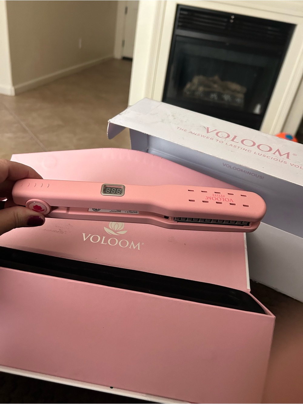 VOLOOM Voloom 2.0 1" Hair Volumizing Iron - Pink - Picture 3 of 7